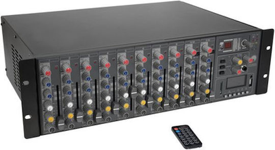 Omnitronic RM-1422 FXA RM-1422 Αυτοενισχυόμενος Ψηφιακός Μίκτης 12 Καναλιών & Bluetooth