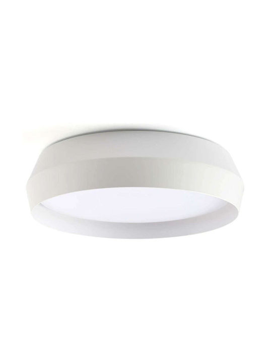 Faro Barcelona Shoku Deckenleuchte 35cm Weiß mit Integrierter LED