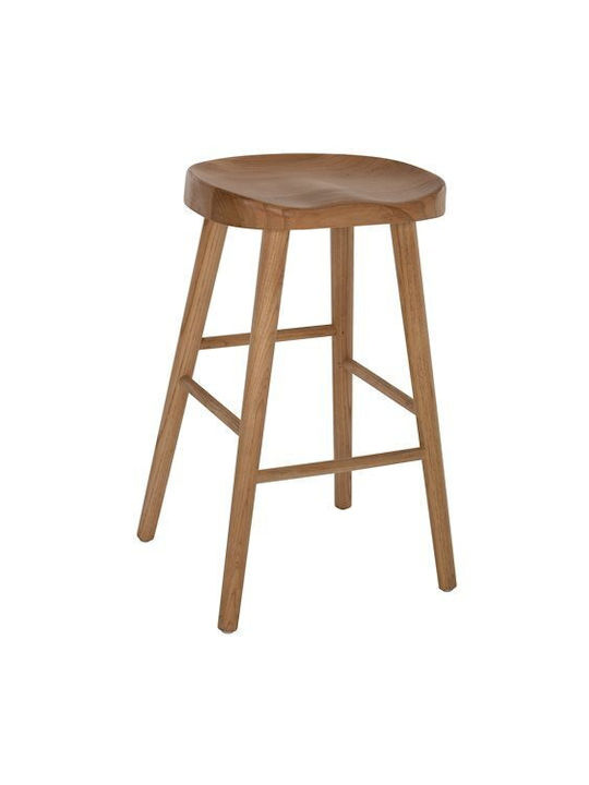 Hocker Bar Hölzernes Braun 1Stück 40x35x65cm