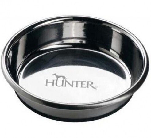 Hunter Edelstahl Ανοξείδωτο Μπολ Φαγητού για Σκύλο & Γάτα 350ml 11εκ.