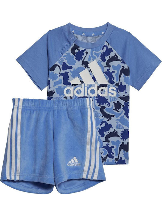 Комплект Лято 2бр Син Dino Camo Allover Print