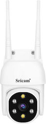 Sricam SP030 IP Κάμερα Παρακολούθησης Wi-Fi 1080p Full HD Αδιάβροχη με Αμφίδρομη Επικοινωνία
