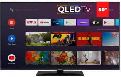 Aiwa Smart Τηλεόραση 50" 4K UHD QLED QLED-850UHD-Slim HDR (2023)