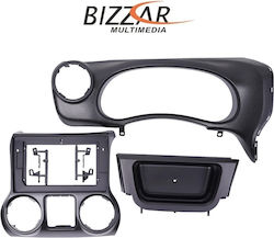 Kit de instalare 2 Din Compatibil cu Ecranul 9" pentru Jeep Wrangler 2014-2017