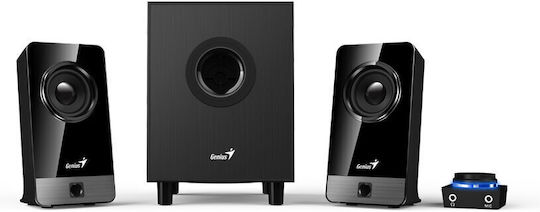 Genius SW-2.1 300X Ηχεία Υπολογιστή 2.1 με Ισχύ 10W Μαύρα