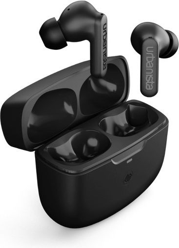 Urbanista Atlanta In-ear Bluetooth Handsfree Ακουστικά με Αντοχή στον Ιδρώτα και Θήκη Φόρτισης Midnight Black