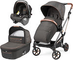 Peg Perego Vivace Slk Modular 3 in 1 500 Adjustable 3 in 1 Baby Stroller Suitable for Newborn Gray 9.4kg 02827GS53SQ53