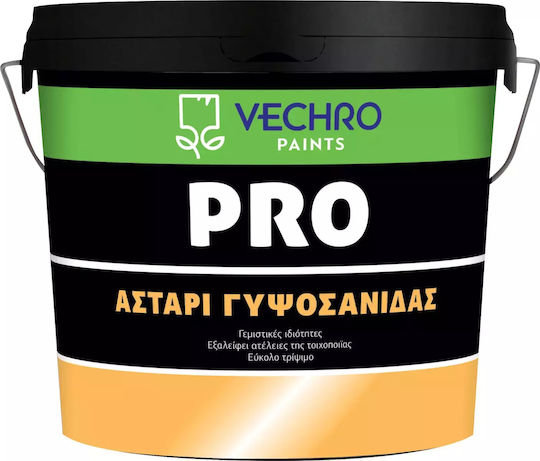 Vechro Pro Primer Amorsă acrilică solubilă în apă Transparent Potrivit pentru Panouri de gips-carton 3lt