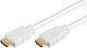 Goobay HDMI 2.0 Premium High Speed 4K 60Hz HDR Cable HDMI Male - HDMI Male 2m White