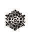 Slamp Clizia M Ceiling Mount Light 53cm Black with Socket E27