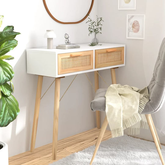 Solid Wood Console Table L80xW30xH75cm Solid Wood Console Table L80xW30xH75cm