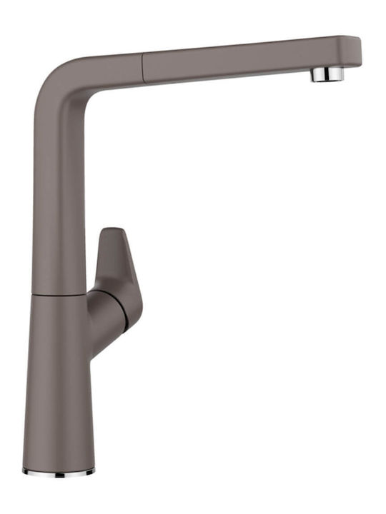 Blanco Avona-S Kitchen Faucet Counter with Shower Volcano Grey