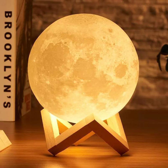 Zhtrade Decorative Lamp Moon Light White