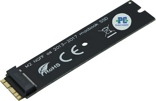CoreParts Adapter NGFF M.2 nVME SSD Adapter Karte 2013-2015 MacBook Schwarz (ST-NGFF2013)