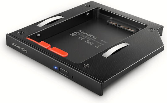 Axagon Caddy ODD - 2.5" SATA SSD/HDD 12.7mm in DVD Slot Negru (RSS-CD12)