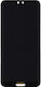Οθόνη OLED OLED mit Touch-Mechanismus für Huawei P20 Pro (Schwarz)