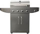 Teka Gourmet 4100 G Gasgrill Rost 44.5cmx65.5cmcm mit 2 cm 3.22kW und Seitenbrenner