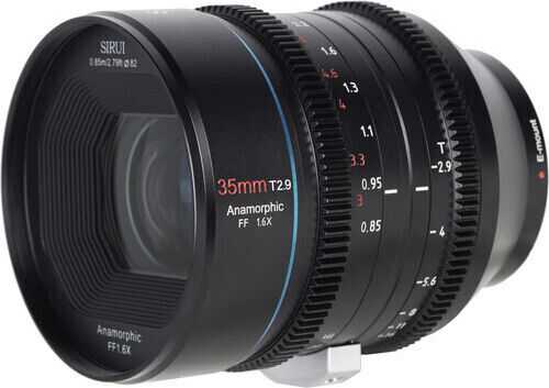 Full Frame Φωτογραφικός Φακός 35mm T2.9 1.6x Anamorphic Standard Zoom για Canon RF Mount Μαύρος