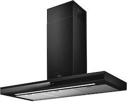Elica Adéle BL MAT/A/90 Șemineu Hotă 90cm Negru