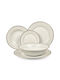 Christinholm Christinholm 613 Platin Beige Porcelain Dinnerware Set 40pcs
