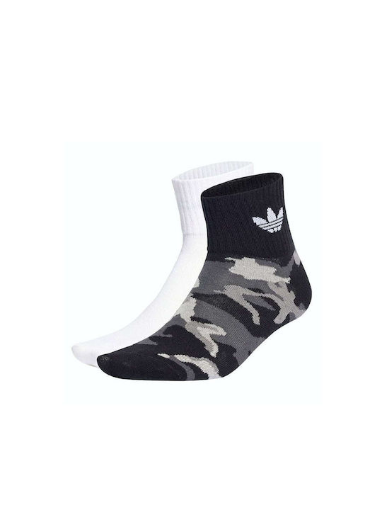 Adidas Αθλητικές Κάλτσες Πολύχρωμες 2 Ζεύγη