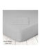 My Home Luxury Bettlaken Super-Doppel mit Gummiband 160x200+30cm. Gray