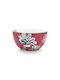PiP Studio Flower Festival Servierschüssel Rund aus Porzellan mit Durchmesser 12cm