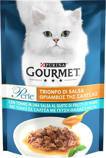 Gourmet Wet Food for Adult Cats in Pouch with Tuna 85gr