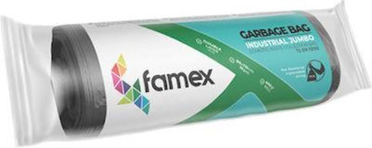 Famex Müllbeutel Industrial 80x110cm 10Stück Schwarze
