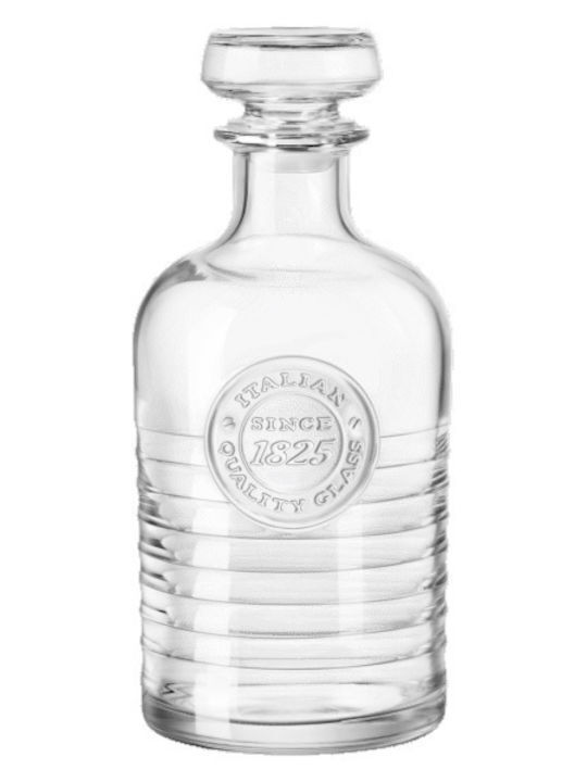 Bormioli Rocco Officina Glass Liqueur Decanter with Stopper 1000ml