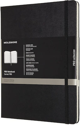 Moleskine PRO Notizbuch mit Gummiband Schwarz