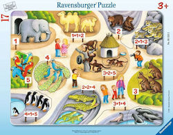 Παιδικό Puzzle Σφηνώματα First Counting to 5 17pcs για 3+ Ετών Ravensburger