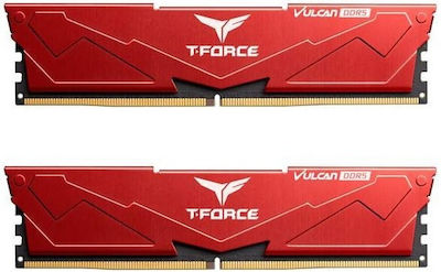 TeamGroup Vulcan XMP 32GB DDR5 RAM με 2 Modules (2x16GB) και Ταχύτητα 6400 για Desktop