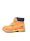 Kids Boots with Velcro Tabac Brown