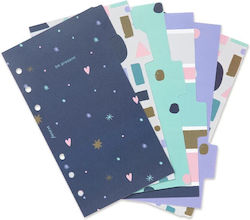 Filofax Διαχωριστικά με Τρύπες 6τμχ Vibes Dividers