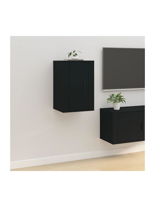 Cabinet Wall Black 40x34.5x60cm