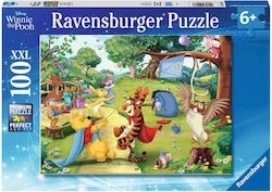 Детски Пъзел Pooh to the Rescue за 6+ Години 100бр Ravensburger