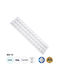 GloboStar Zeus Παραλληλόγραμμο Χωνευτό LED Panel 48W με Ψυχρό Λευκό Φως 6000K 120x30εκ.