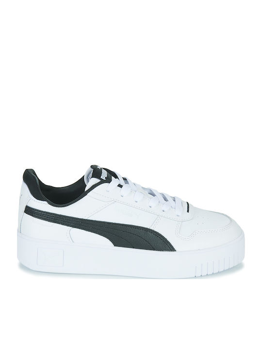 PUMA Carina Adidași Flatforms Pentru Femei Albi