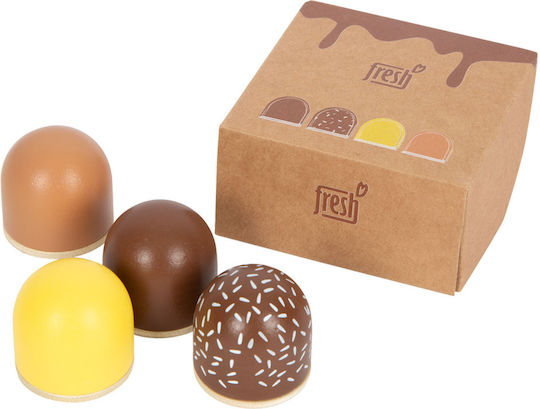 Small Foot Schokoladige Marshmallows aus Holz für 3+ Jahre 4Stück