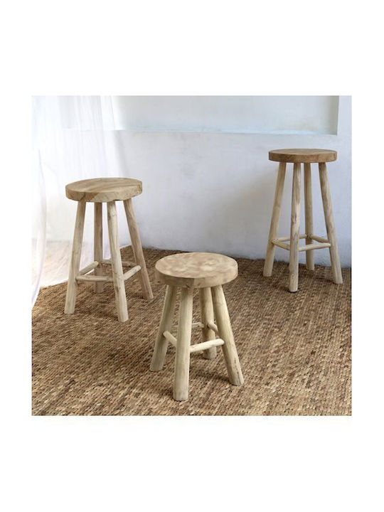 Hocker Für das Wohnzimmer Hölzernes Kont Braun 30x30x45cm