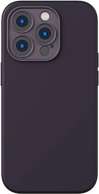 Baseus Liquid Silica Back Cover Σιλικόνης Elderberry Σετ με Τζαμάκι (iPhone 14 Pro Max)