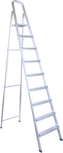 Viosarp Ladder Aluminum with 8+1 Steps