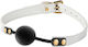 Dream Toys Blaze Elite Leather Ball Gag Gag White