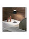 Zafferano Poldina Metall Tischlampe LED mit Schwarz Schirm und Basis