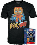 Funko Pop! / Pop! Tees Marvel: Gingerbread Iron Man (XL) - (XL)
