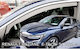 Heko Set of Windbreakers Front and Rear Car Dark Fime for Renault Megane E-Tech 5D 2022 4pcs