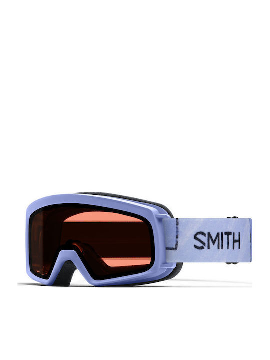 Smith Rascal Μάσκα Σκι & Snowboard Παιδική Μωβ με Φακό σε Πορτοκαλί Χρώμα