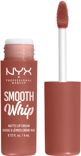 NYX Professional Makeup Smooth Whip Matte Lip Cream Υγρό Κραγιόν Matte Teddy Fluff 4ml