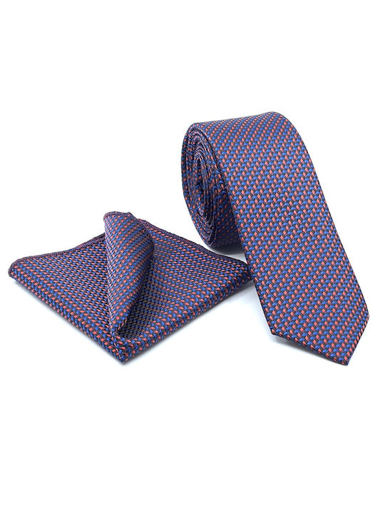 Legend Accessories Men's Tie Set Printed In Blu...